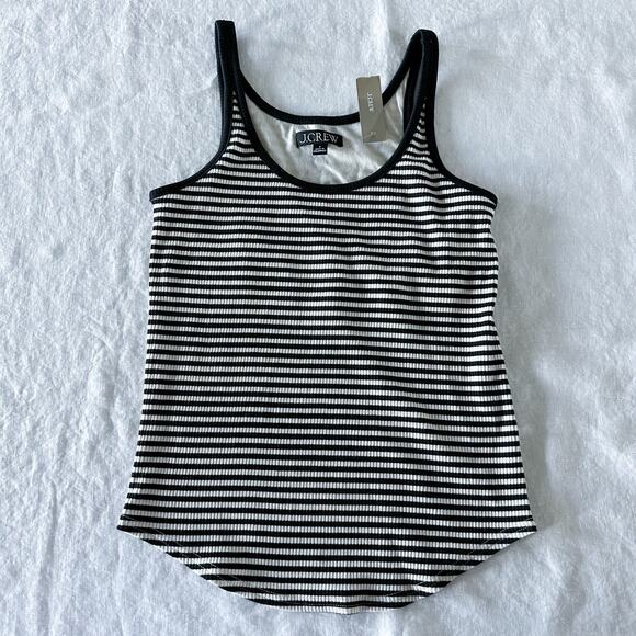 J.Crew Striped Tank Top NWT - Picture 1 of 5